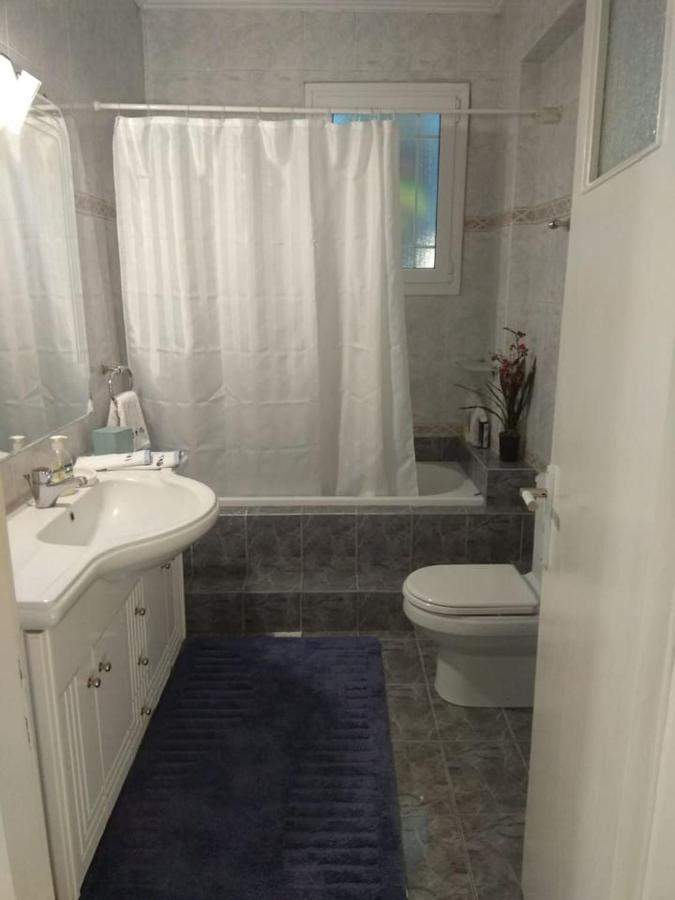 Flat With Garden Near Sea, Port And Airport Apartment Artemida  Ngoại thất bức ảnh